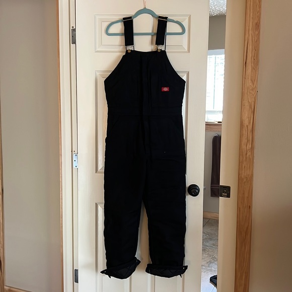 Dickies Pants - Dickies Duck Insulated Bib Overalls medium
